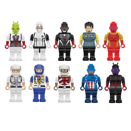 Block Tech Box Of 10 Figures