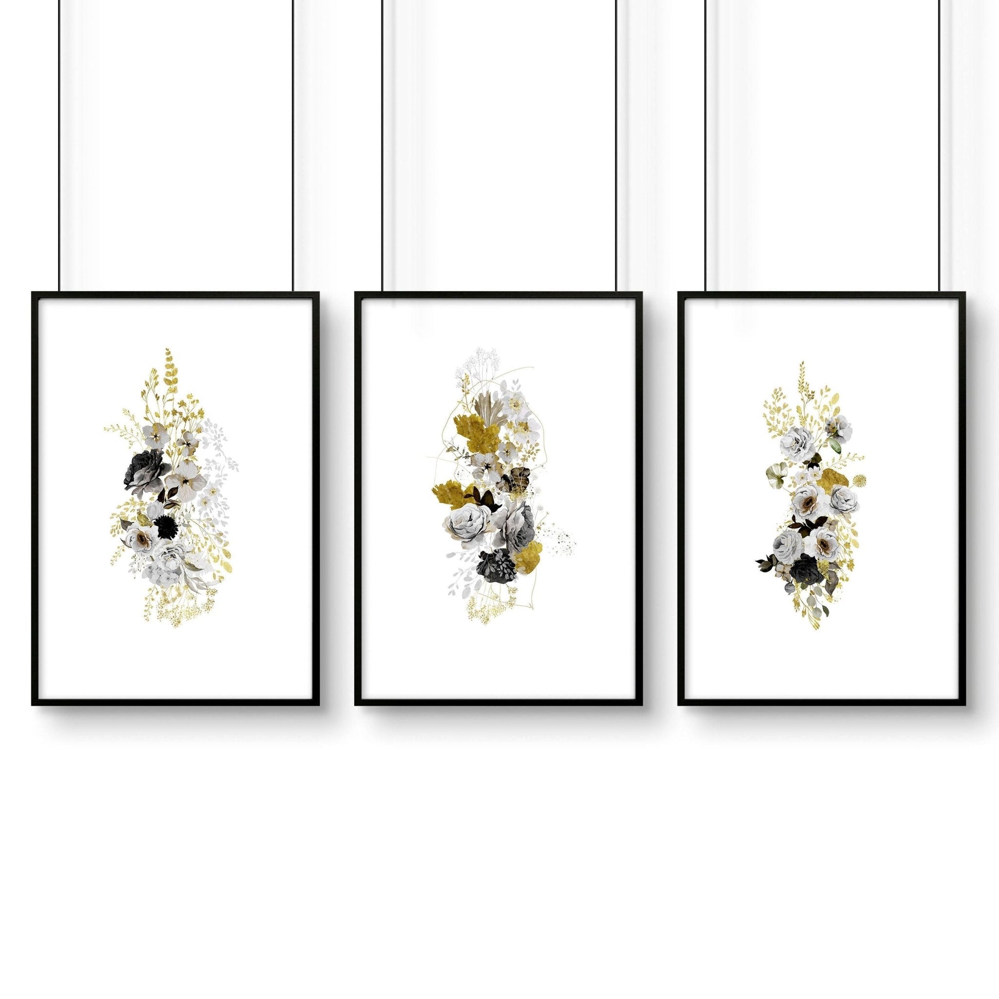 Artwork for kitchen walls | set of 3 wall art