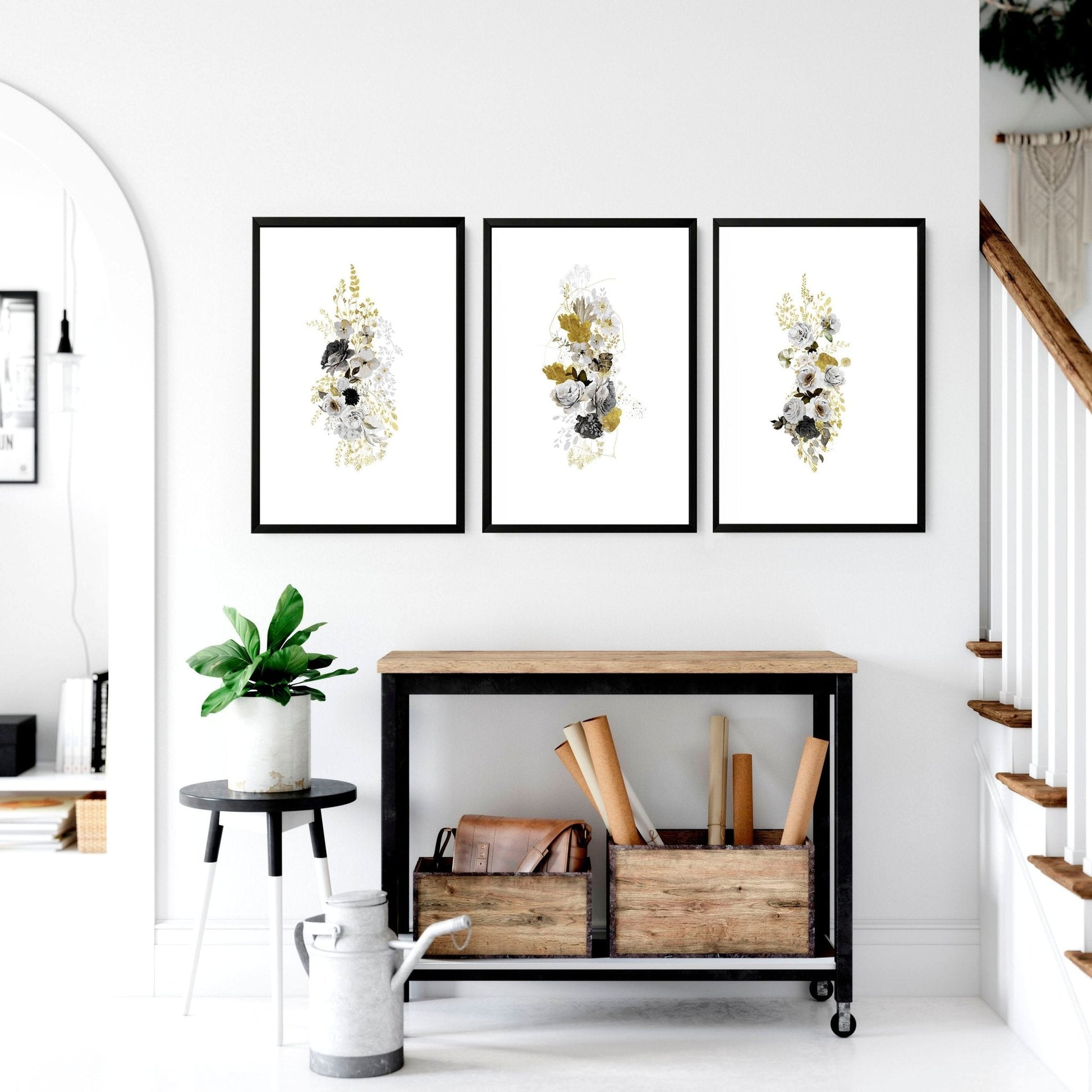 Artwork for kitchen walls | set of 3 wall art