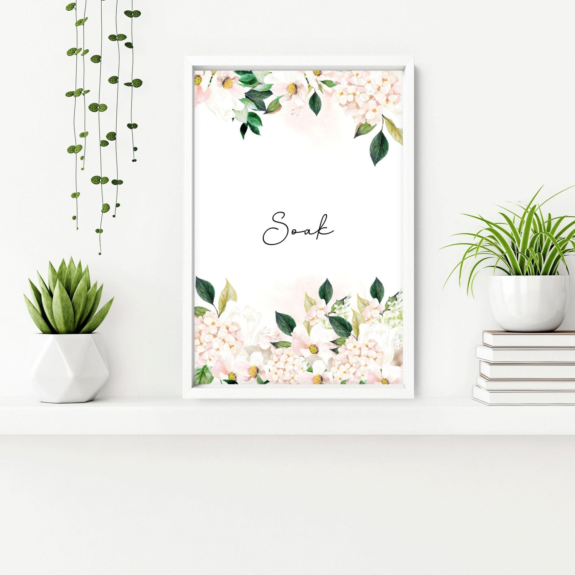 Artwork for a bathroom | set of 3 framed wall art