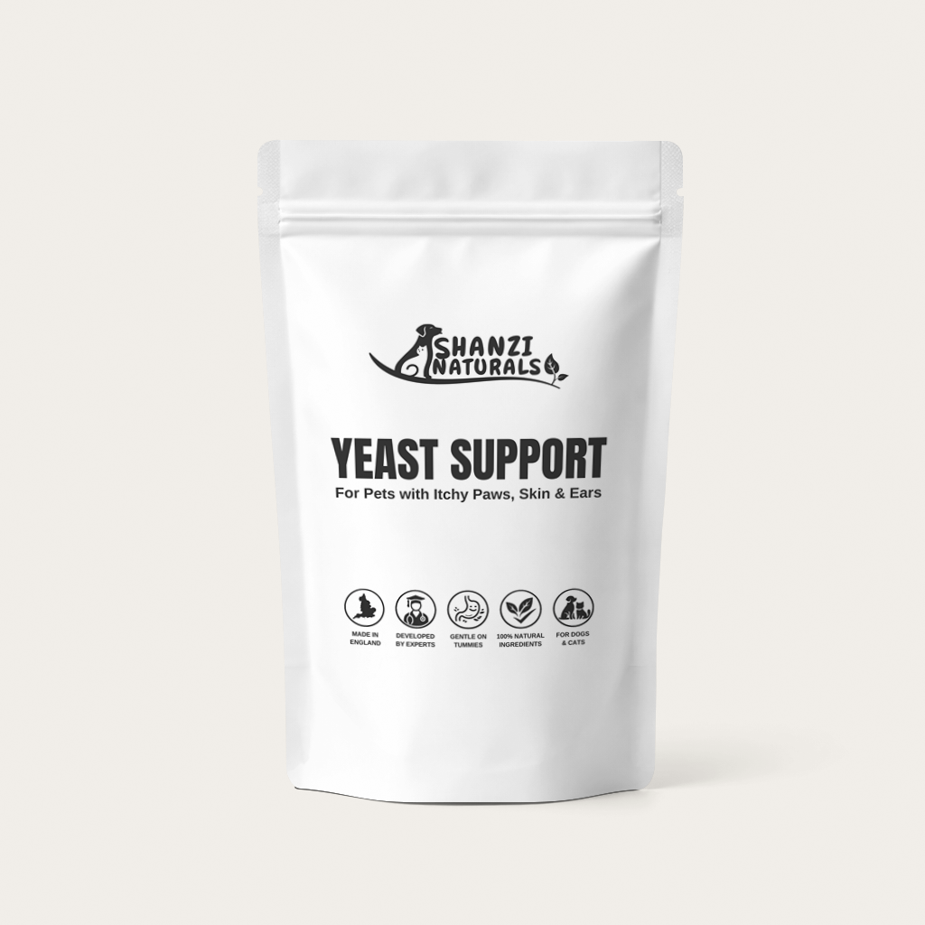 Yeast Support Powder for Dogs – Natural Support for Itchy Skin, Paws & Ears