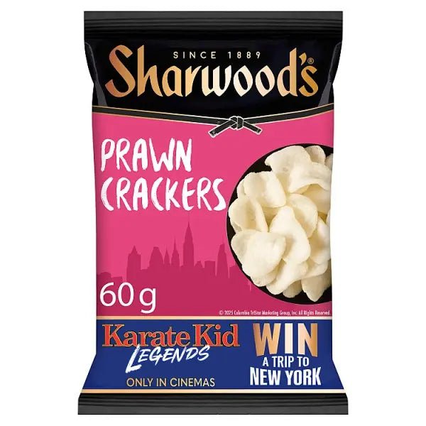 Sharwood's Ready To Eat Prawn Crackers 60g (Case of 6)