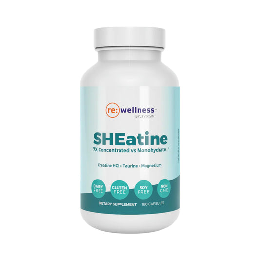 Reignite Wellness SHEatine by JJ Virgin | Creatine HCl, Taurine & Magnesium Glycinate | 180 Capsules
