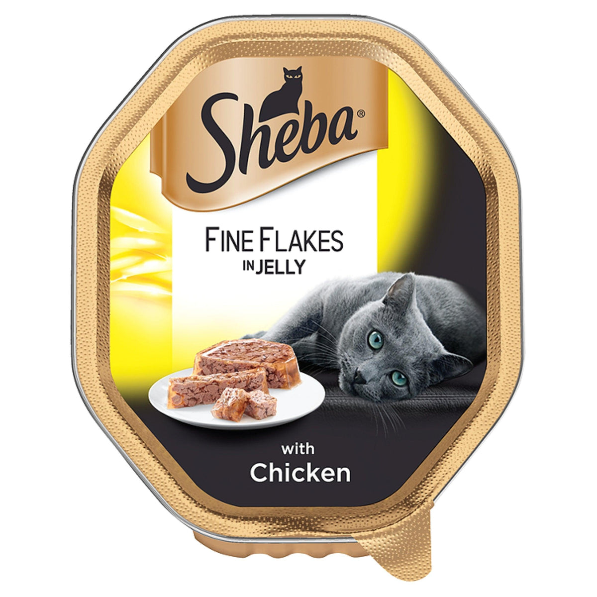 Sheba Tray Fine Flakes Chicken in Jelly 85g - Case of 22