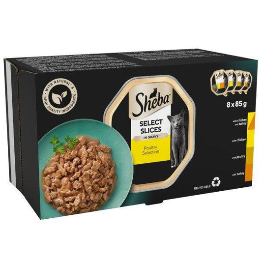 Sheba Tray Select Slices Plty CIG 4x 85g