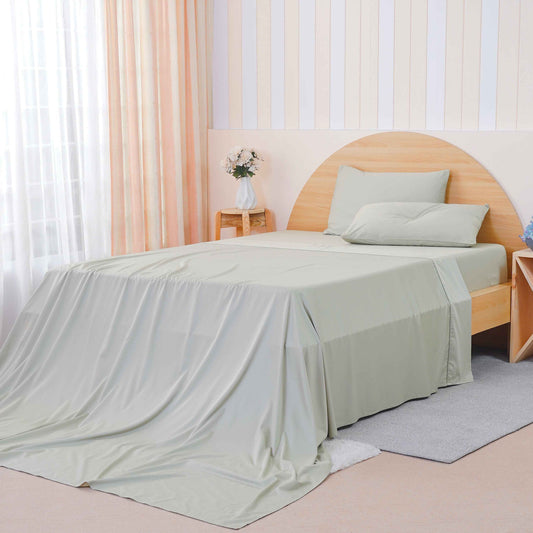 Ackly Bamboo - Sage Green Flat Sheet