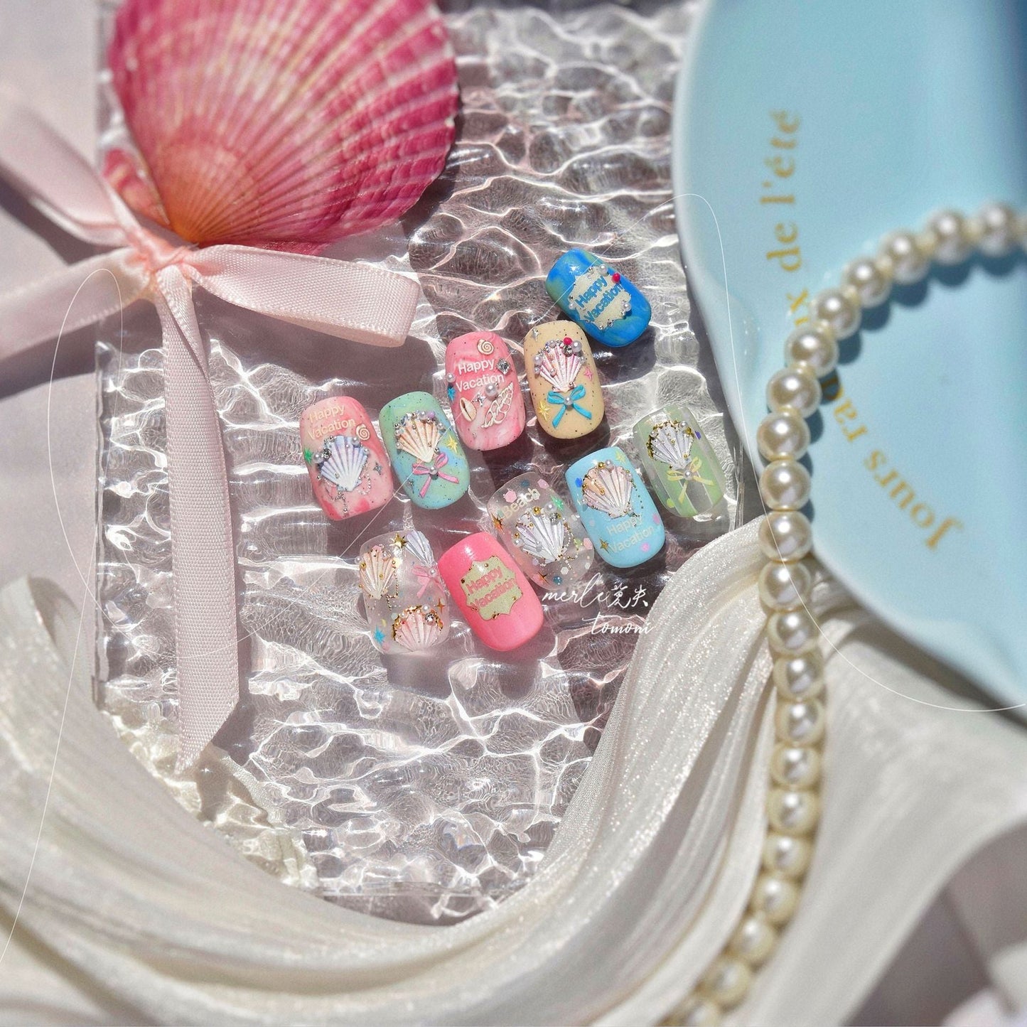 Hello Claws | Colourful Shell Nail Deco Sticker