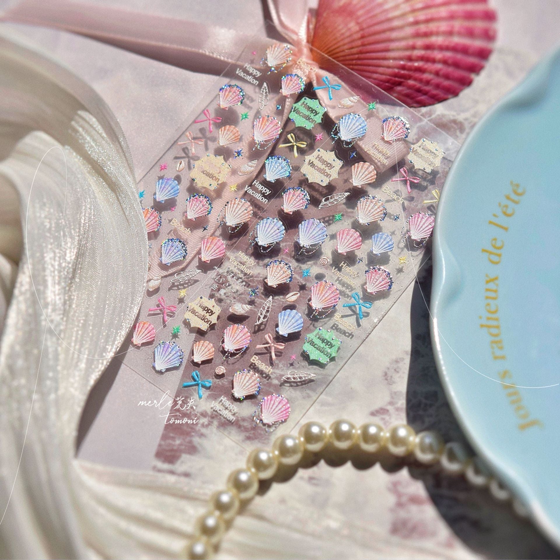 Hello Claws | Colourful Shell Nail Deco Sticker