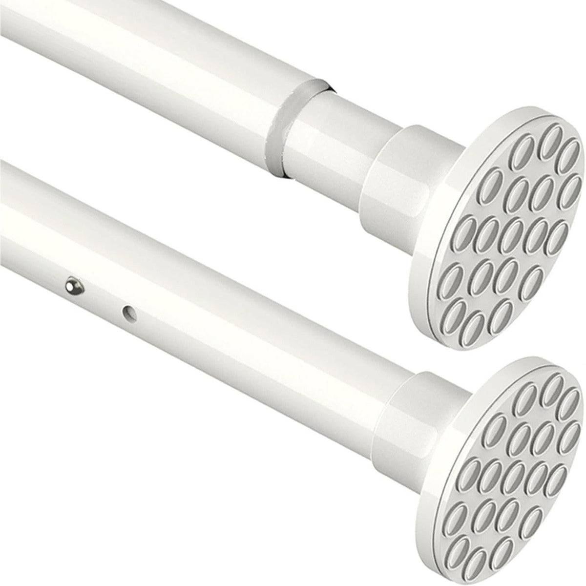 Shower Curtain Rod No Drill Extendable Anti Slip Rail Bathroom Balcony Aiitomg