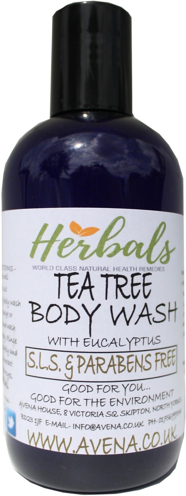 Shower Gel & Body Wash Tea Tree Oil & Eucalyptus 250 Ml For Skin Foot Wash Daily