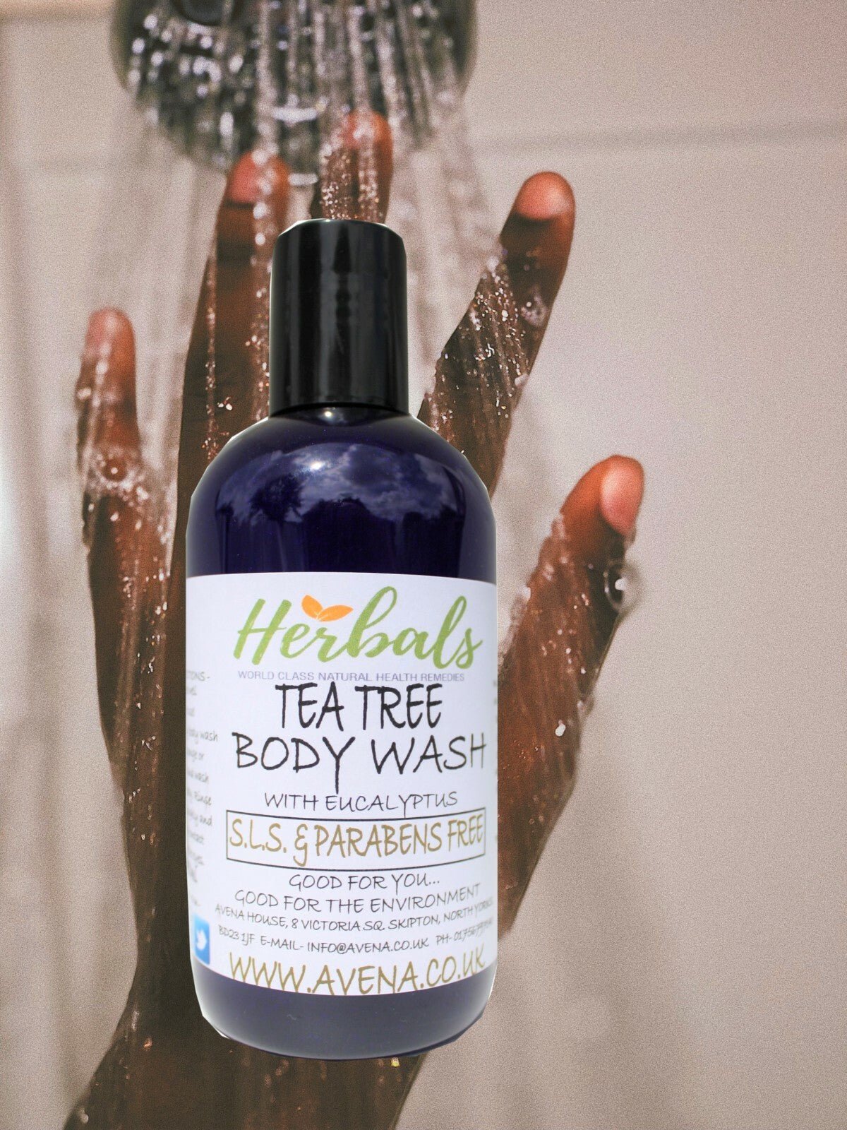 Shower Gel & Body Wash Tea Tree Oil & Eucalyptus 250 Ml For Skin Foot Wash Daily