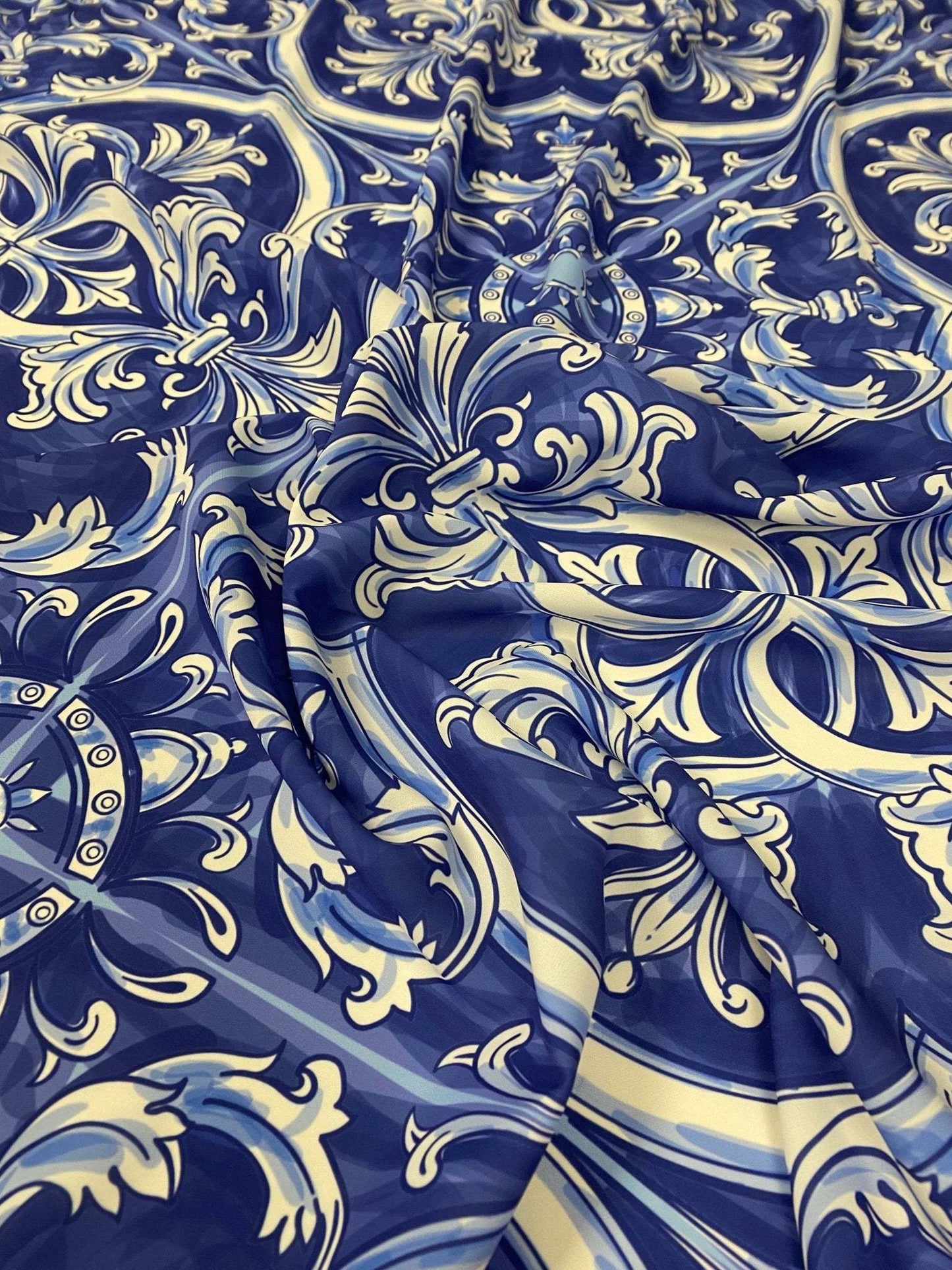 Sicilian Print Fabric by the Metre