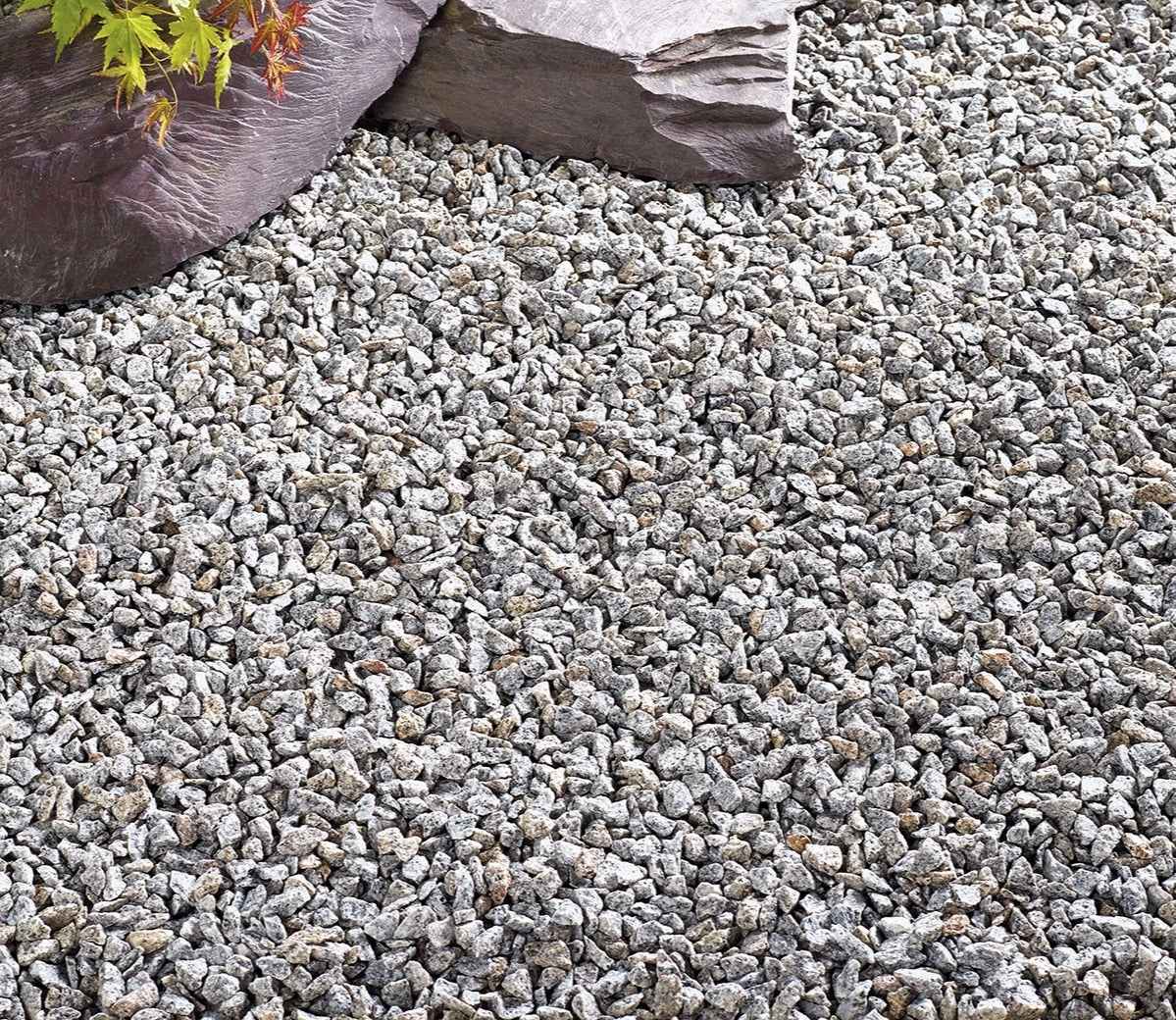 14-20mm Silver Grey Granite Chippings
