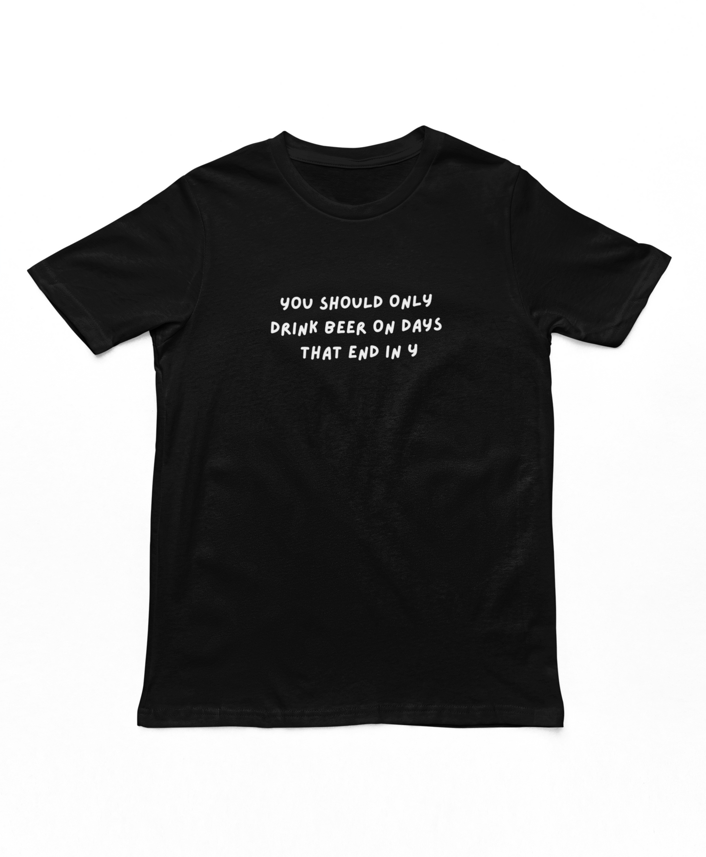 Drink Beer On Days That End In Y Adults T-Shirt
