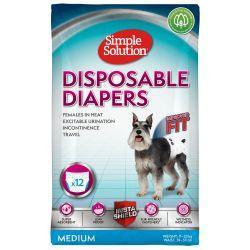 Simple Solution Disposable Diaper - Case of 12