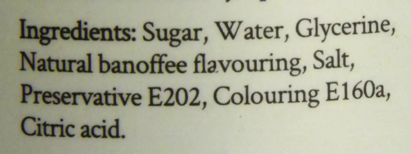 Simply Banoffee Syrup