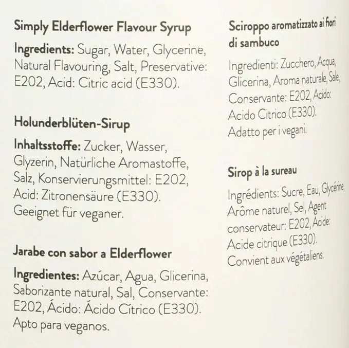 Simply Elderflower Syrup