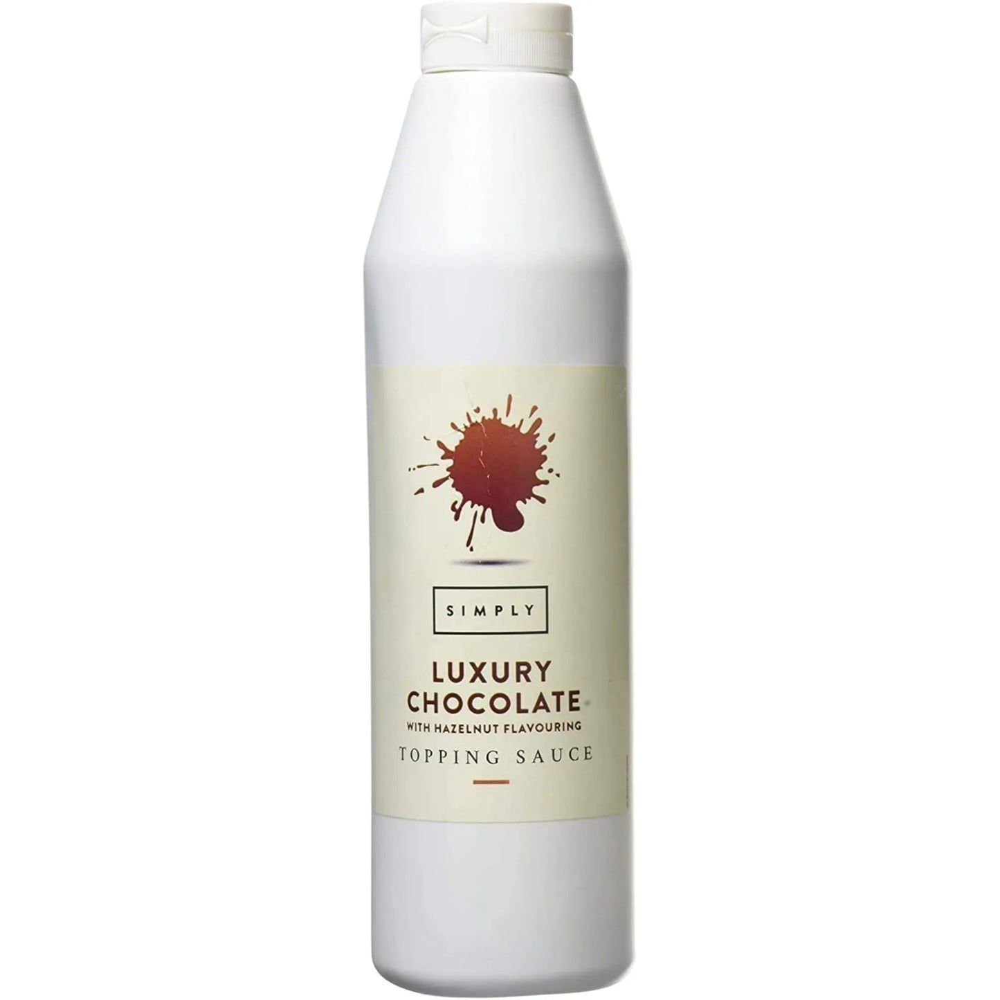 Simply Luxury Chocolate Topping Sauce with Hazelnut Flavouring