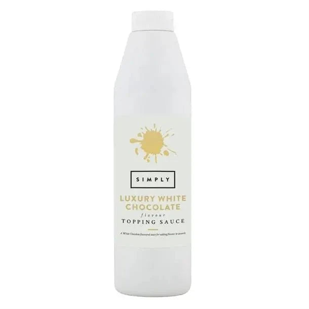 Simply Luxury White Chocolate Topping Sauce
