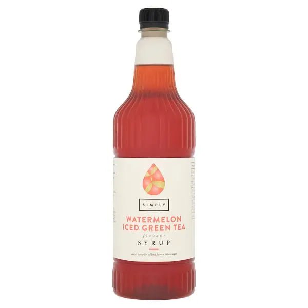 Simply Watermelon Iced Green Tea Flavour Syrup 1ltr