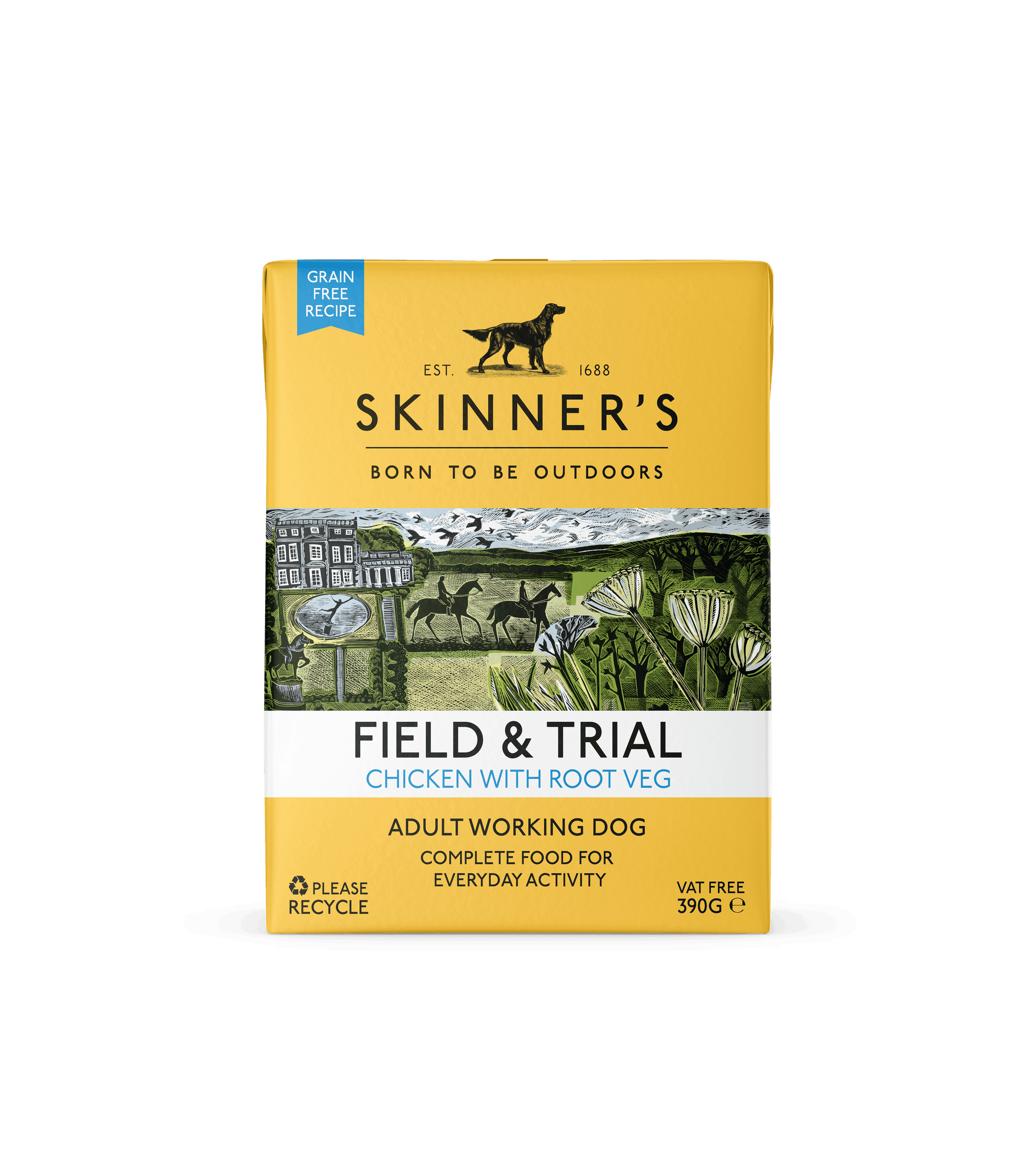 Skinners Field & Trial Adult Grain Free Chicken 18x390g