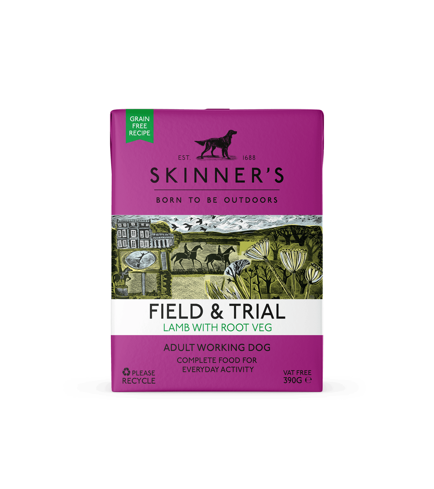 Skinners Field & Trial Adult Grain Free Lamb 18x390g