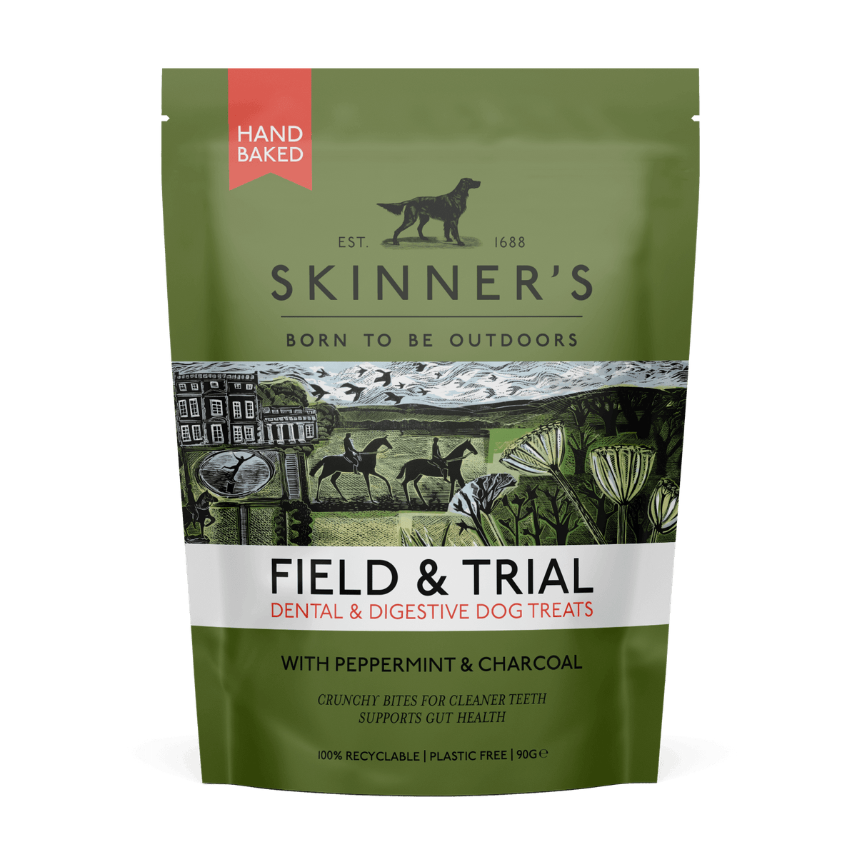 Skinners Field and Trial Dental and Digestive Dog Treats 90g - Case of 8