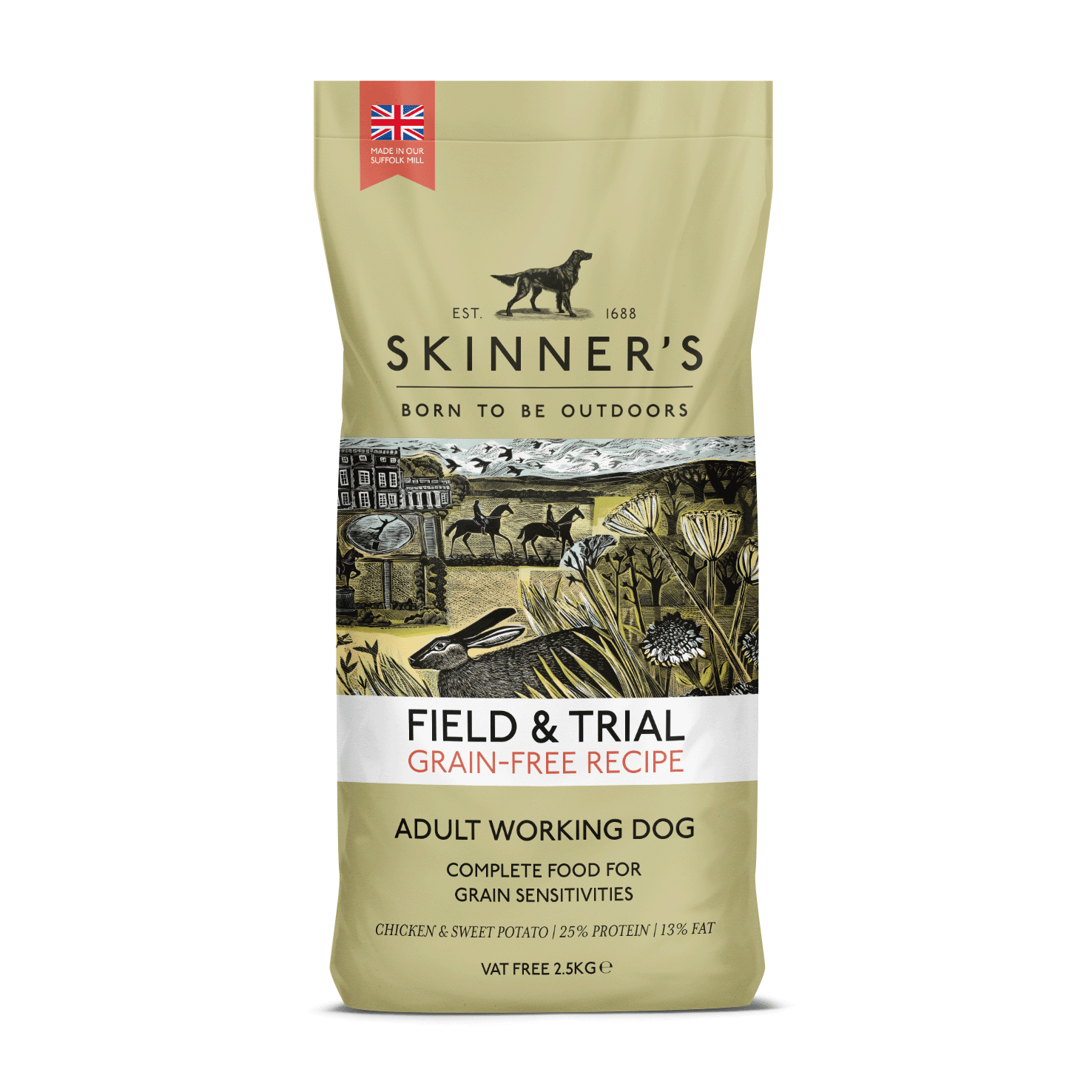Skinners Field & Trial Grain Free Chicken & Sweet Potato 15kg