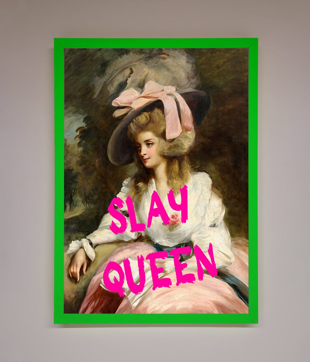 Slay Queen Framed Poster