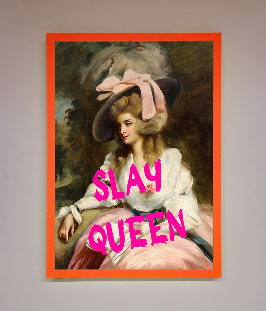 Slay Queen Framed Poster