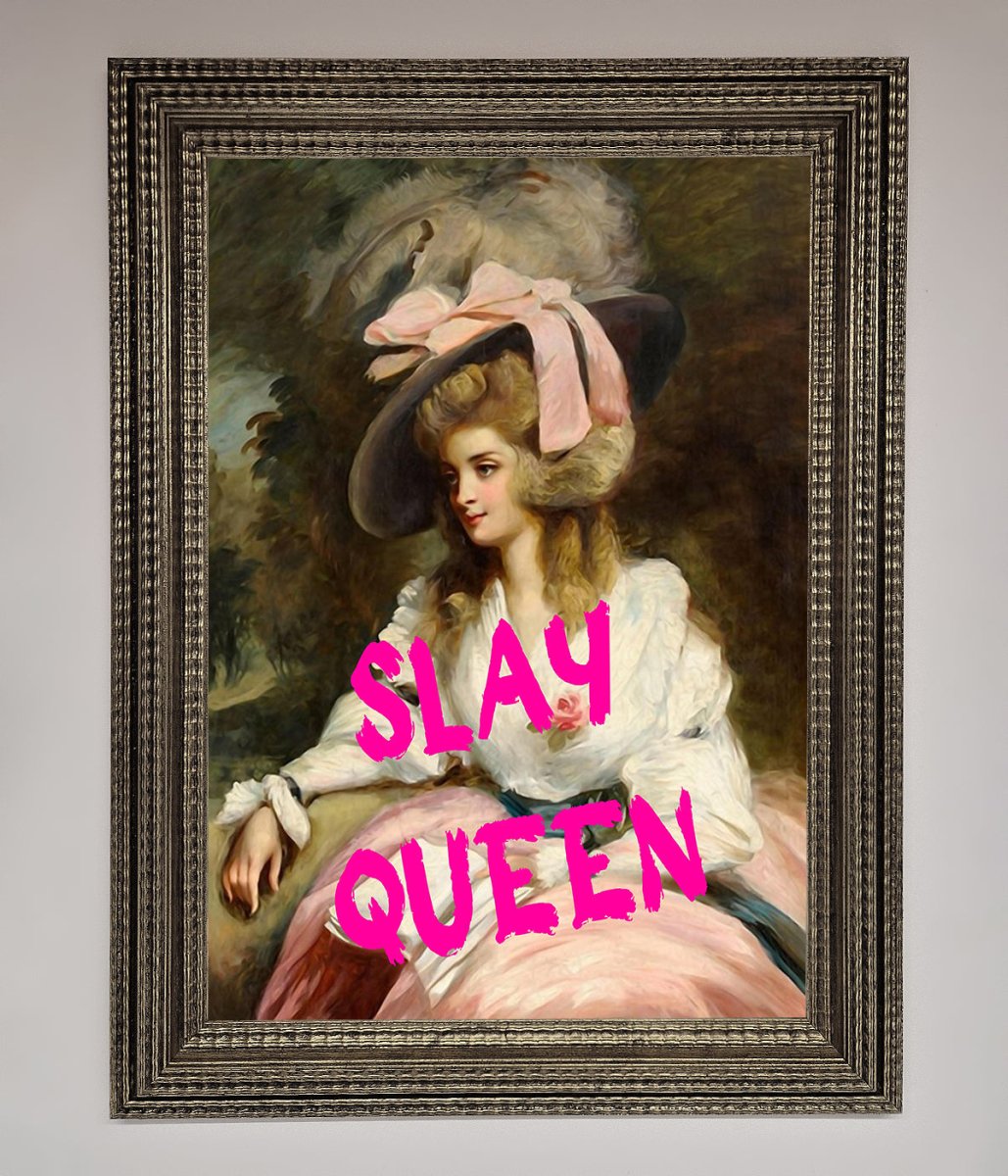 Slay Queen Framed Poster