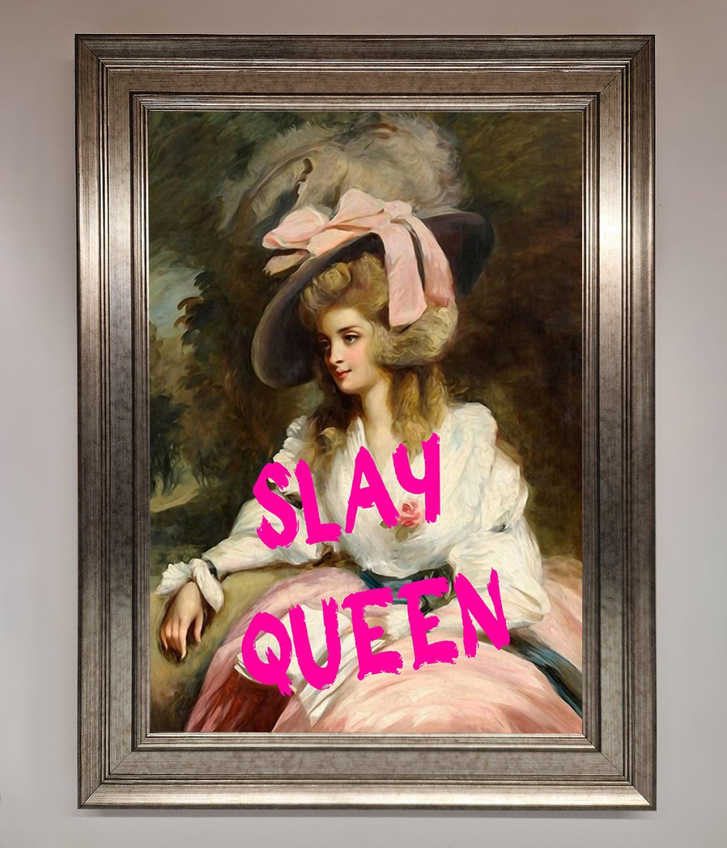 Slay Queen Framed Poster