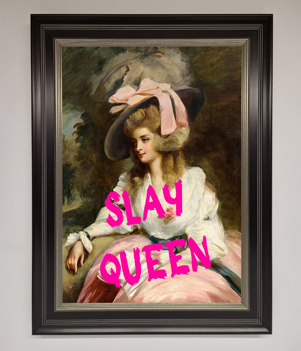 Slay Queen Framed Poster
