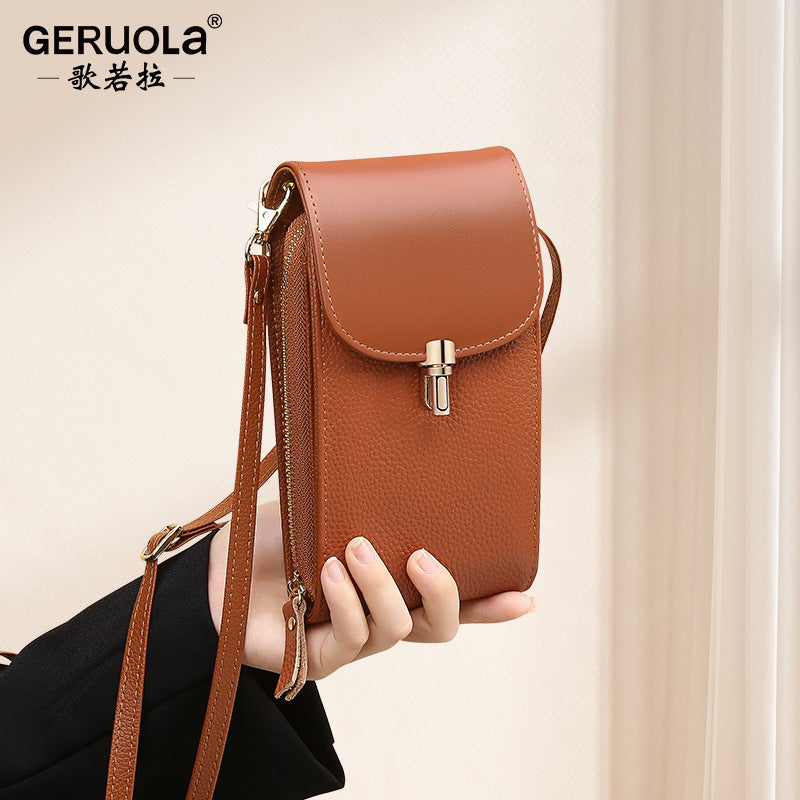 Leather Crossbody Phone Case