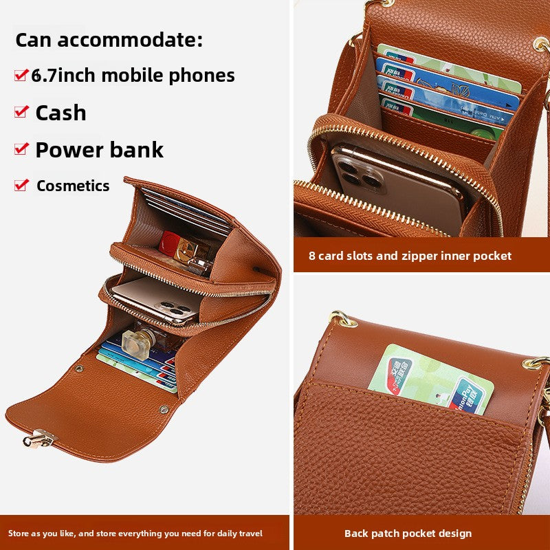 Leather Crossbody Phone Case