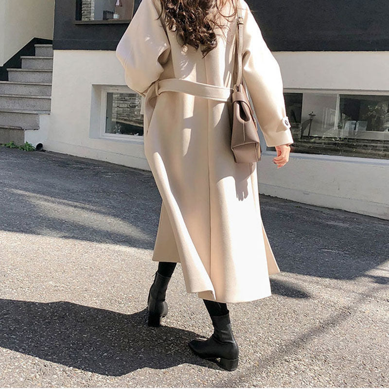 Mid-Length Tweed Coat