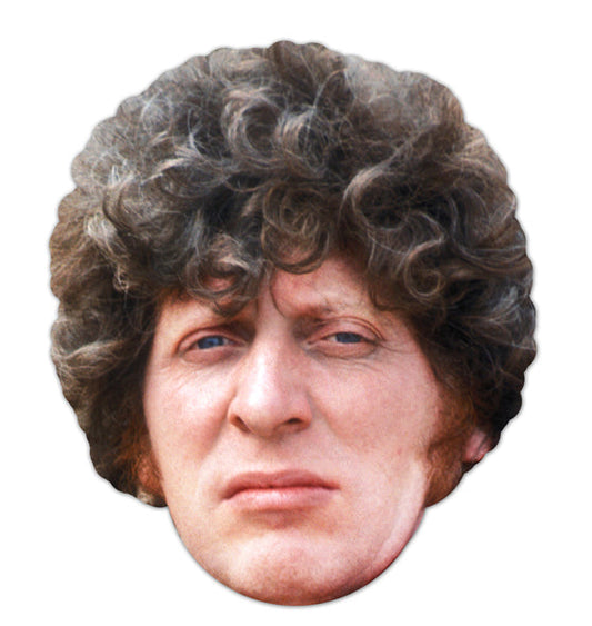 SMP235 4TH DOCTOR  Doctor Who  Six Pack Cardboard Face Masks With Tabs and Elastic