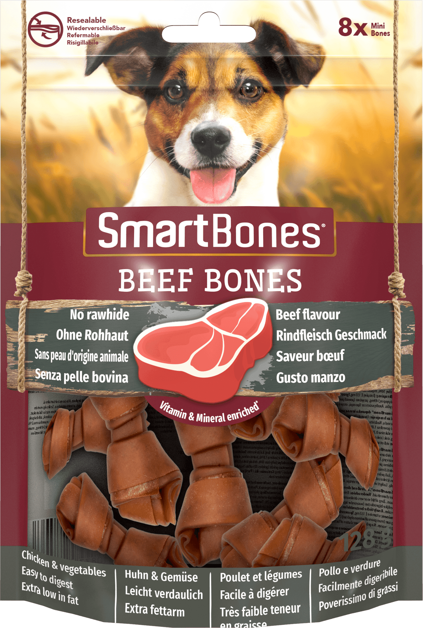 SmartBones Beef Mini 8pc x 7