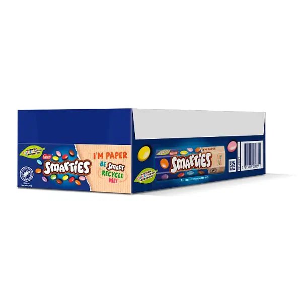 Smarties Milk Chocolate Tube 38g (Case of 24)
