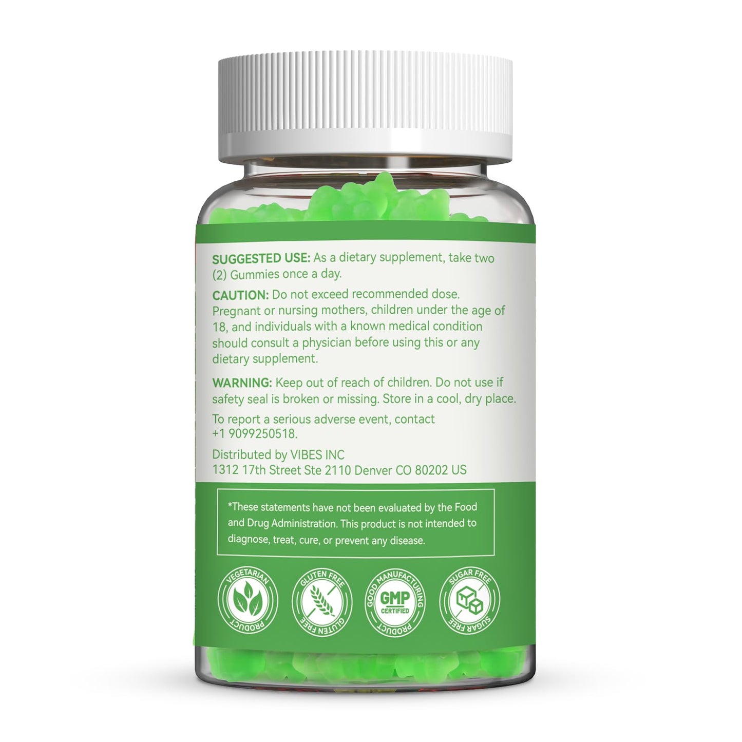 SmideHeal EAA Gummies – 5750 mg Essential Amino Acids (9 EAAs & BCAAs) – Apple Flavor, 60 Gummies