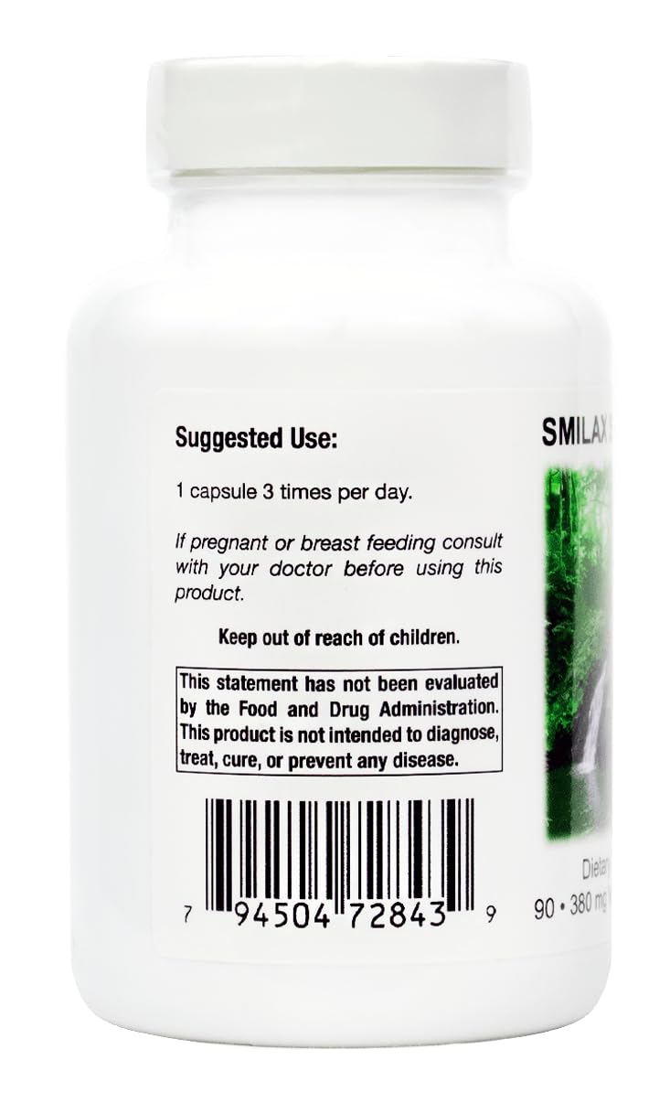 Supreme Nutrition Smilax Supreme – 90 Pure Sarsaparilla Vegetarian Capsules