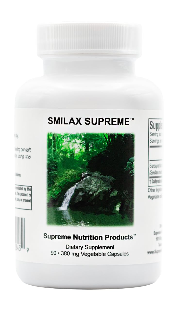 Supreme Nutrition Smilax Supreme – 90 Pure Sarsaparilla Vegetarian Capsules