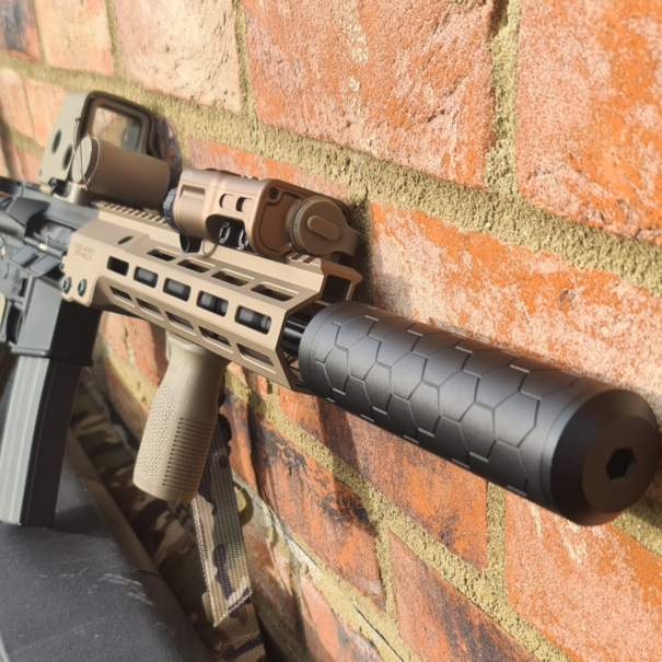 Sniper Mechanics HEXX suppressor XL (Black / FDE)