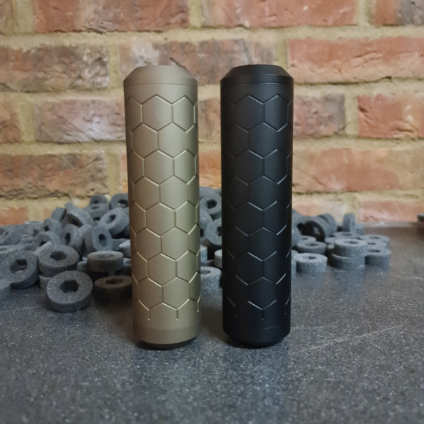 Sniper Mechanics HEXX suppressor XL (Black / FDE)
