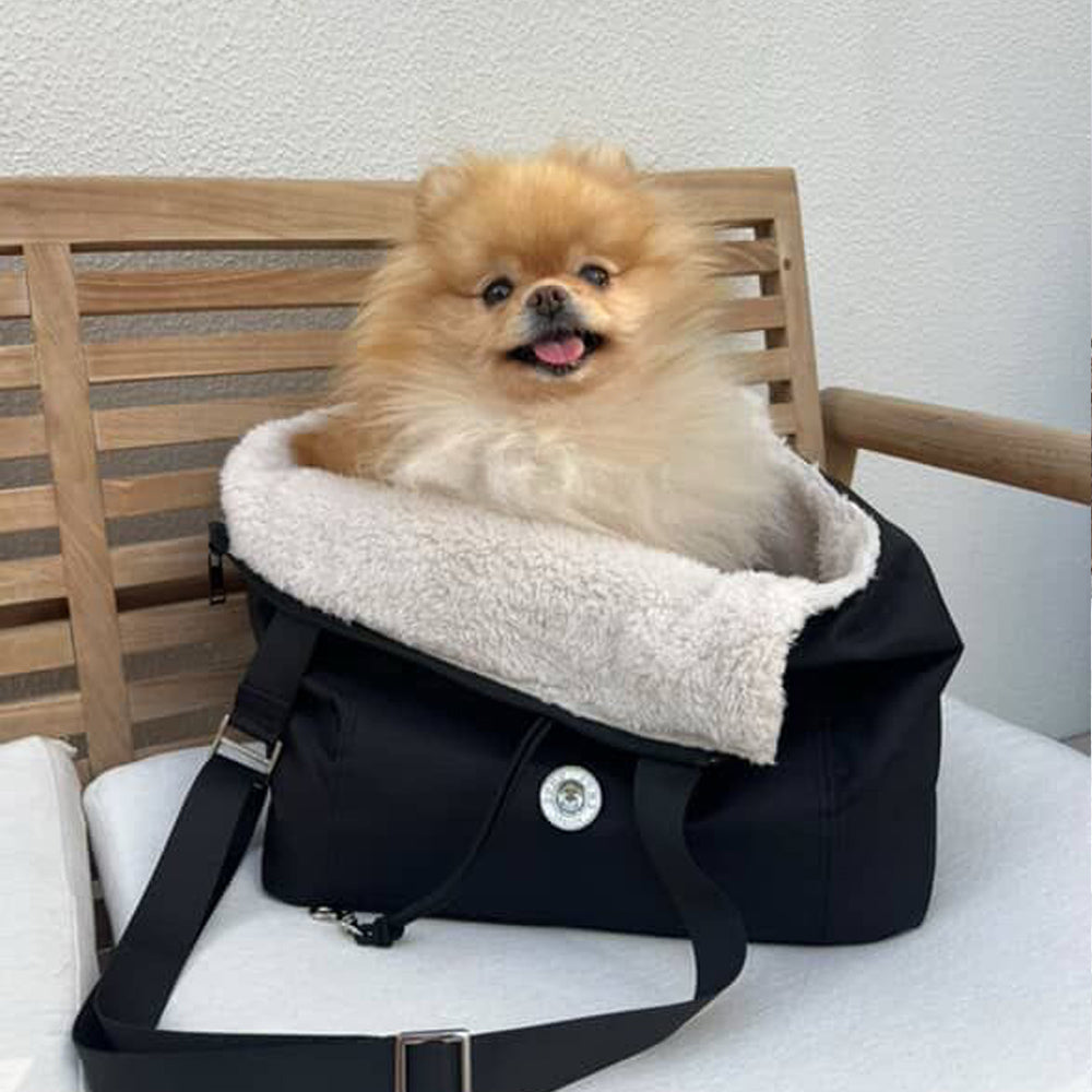 Black & Cream | Compton Dog Carrier