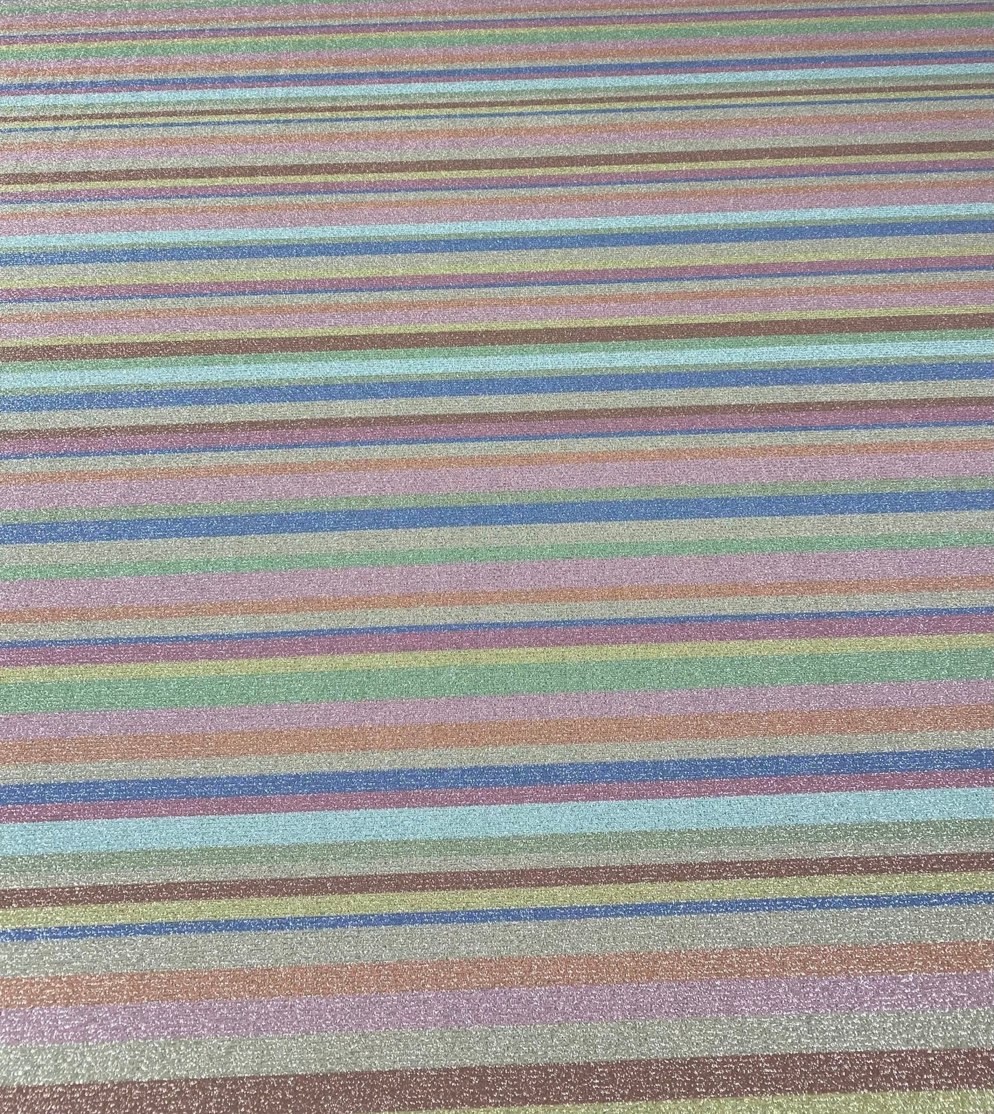 Soft Color Striped Shimmer Ottoman Fabric by the Metre