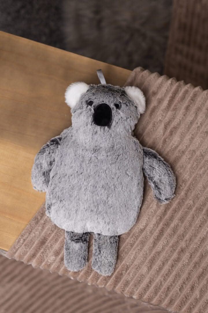 Koala Plush Hot Water Bottle 1L Soft Cover Warmer