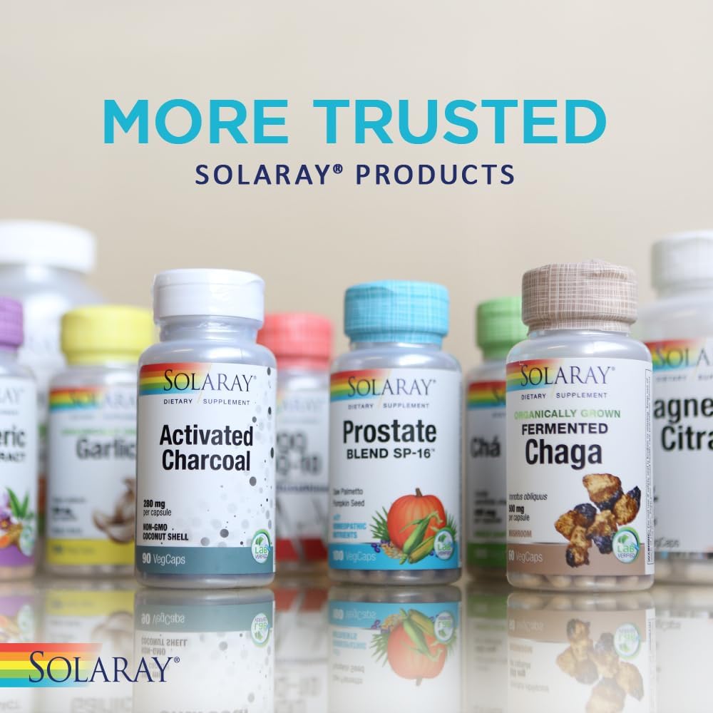 Solaray Tart Cherry Capsules 850mg – 0.8% Anthocyanins, Vegan, 45 Servings