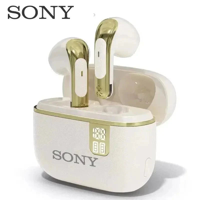 Sony NE Bluetooth Earphones TWS HIFI Wireless Earbuds with Mic, LED Display, Sports Headphones - Ideal for Gaming