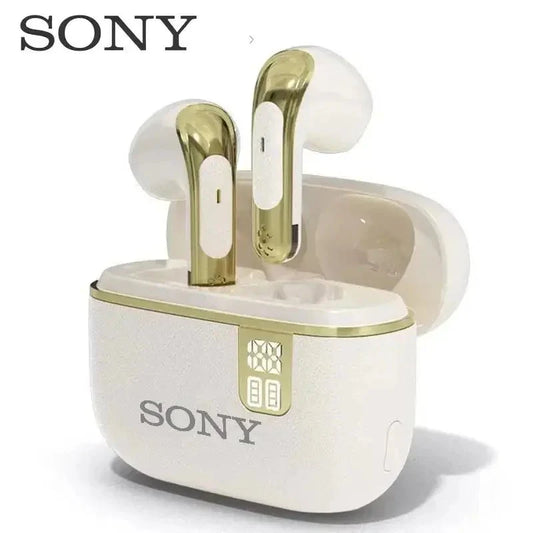 Sony NE Bluetooth Earphones TWS HIFI Wireless Earbuds with Mic, LED Display, Sports Headphones - Ideal for Gaming